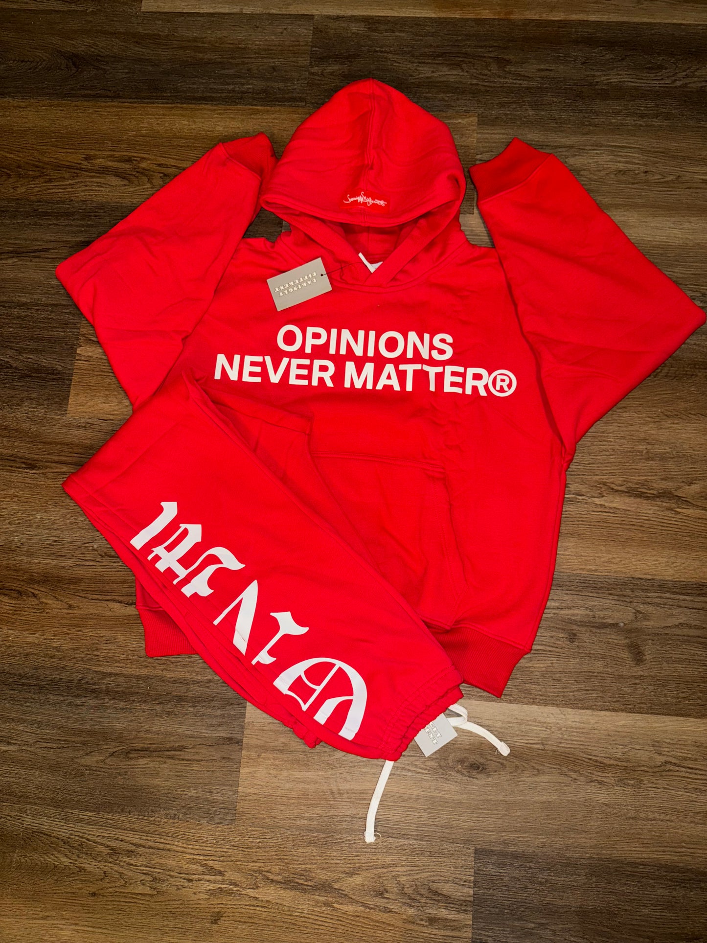 OPINIONS NEVER MATTER